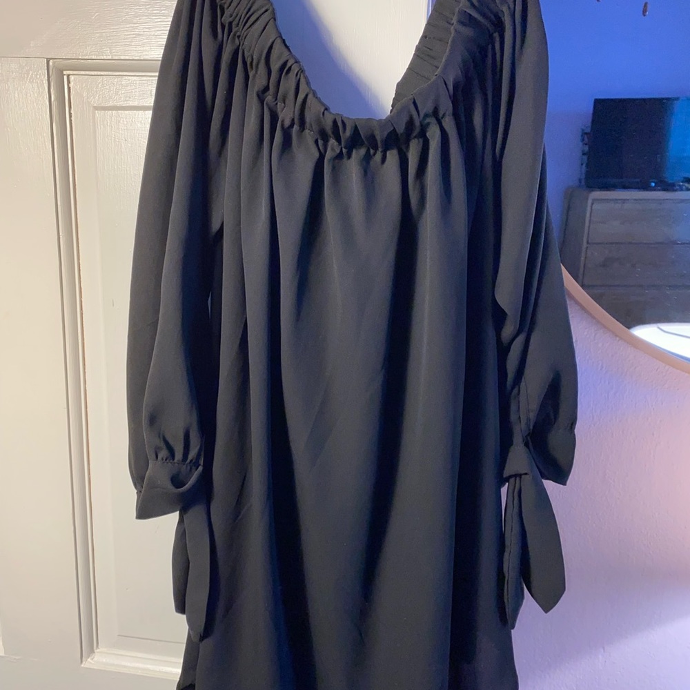 Off the shoulder black blouse from Express size L